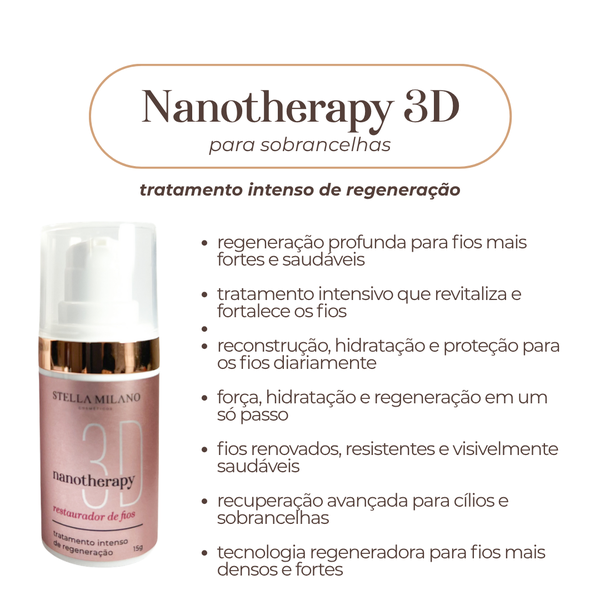 Nanotherapy 3D - Restaurador de fios